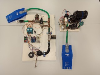 Prototyp eines Beatmungsgerätes