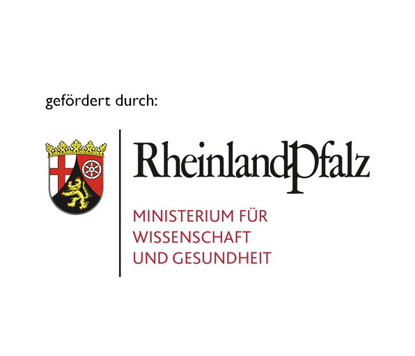 We acknowledge the support by the Ministry of Science and Health of Rhineland-Palatinate.